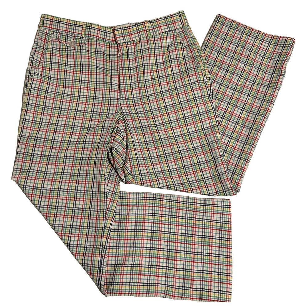 Vintage Saturday's Gentlemen Britches Colorful Plaid Paints Small